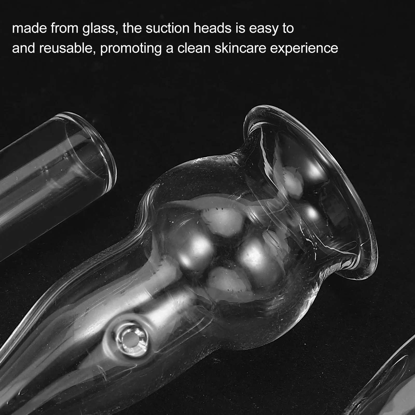 3 stücke Glas Rohr Kit Für Gesichts Poren Extraktion Vakuum Mitesser Entfernung Werkzeug Hause Schönheit Instrument Wiederverwendbare Poren Reiniger