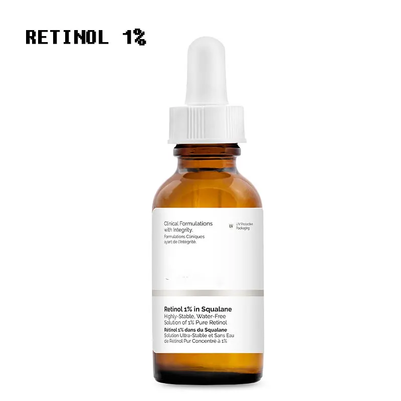 30ml Face Serum Retinol 1% Ascorbic Acid 8% Alpha Arbutin 2% Resveratrol 3% Ferulic Acid 3% Squalane Glucoside Mandelic Acid