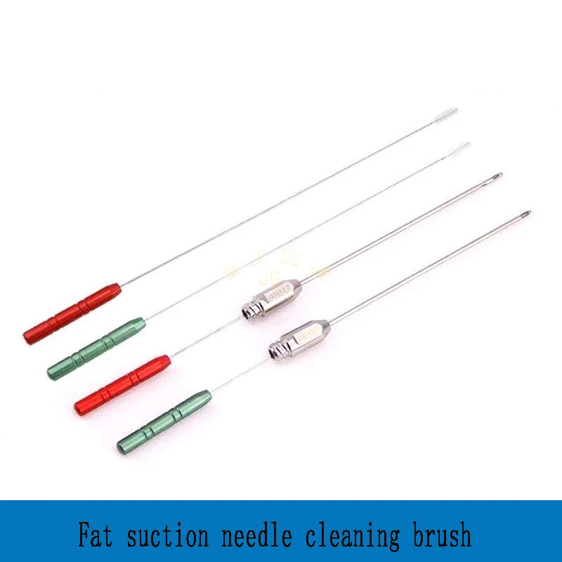 Liposuction Needle Cleaning Brush Liposuction Needle Stainless Steel Dredging Water Injection Needle Tool Fat Transplantation Li