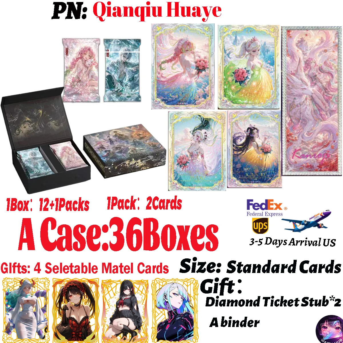 Demon Slayer Yaiba Qianqiu Huaye Collector's Edition Trading Card Anime Character Cards CCG TCG Trendy Birthday Party Hobby Gift