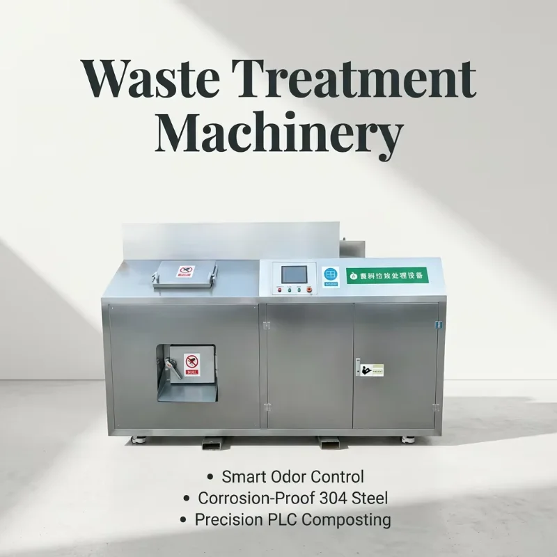 Eco-friendly Automatic Food Waste Garbage Disposal Food Waste Machine for Restaurant Waste Treatment