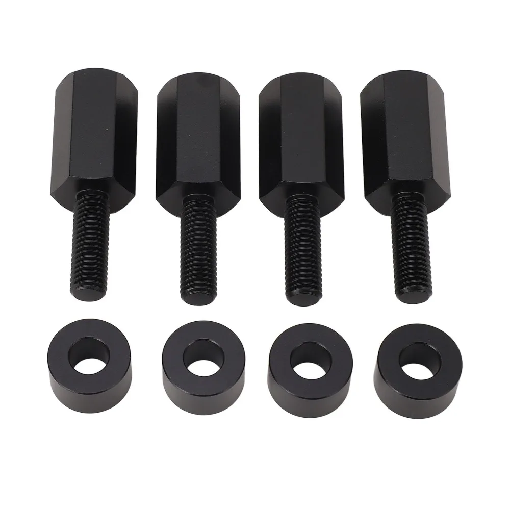 Durable Black UTV Seat Riser Height Adjustable Rising Mounts Kit Seat Lift Kit Lift Up Seat