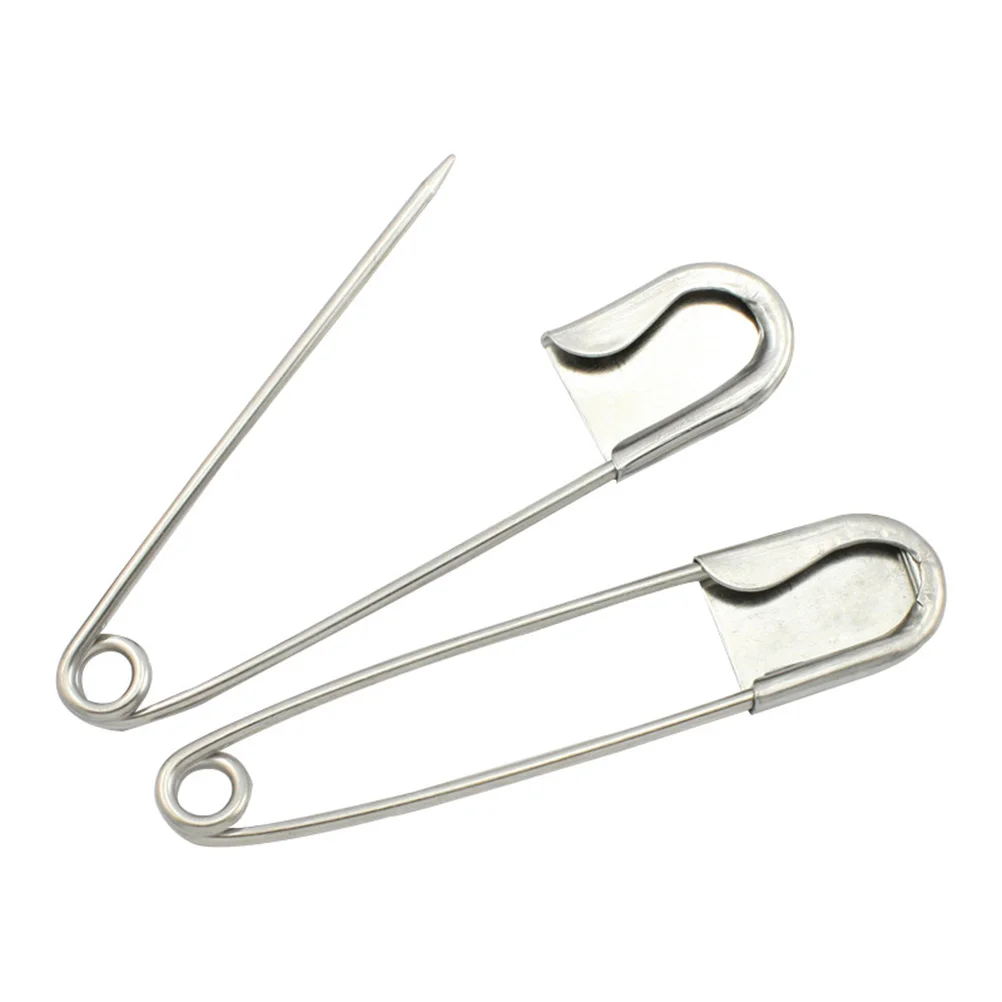 500pcs Pin Iron Safety Needle Safety Steel Brooch for Cardigan Cape Blankets Skirts Kilts Crafts iron pin