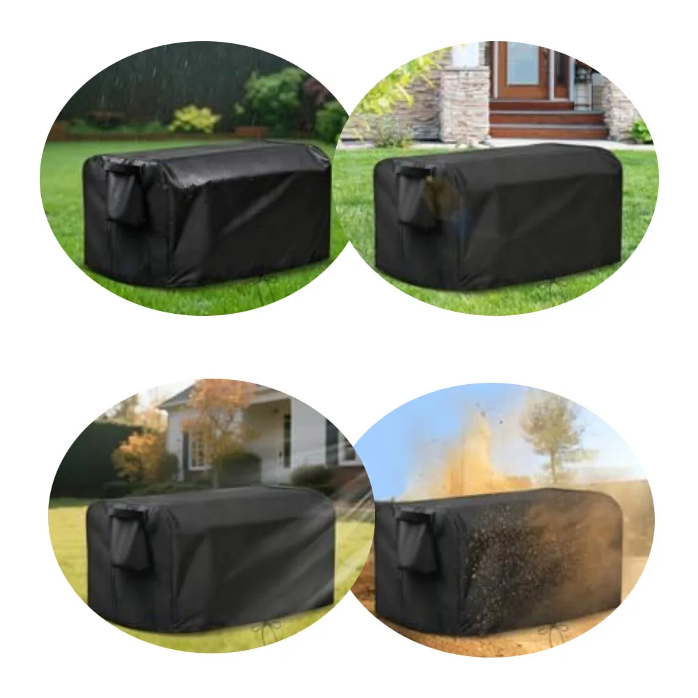 Lawn Mower Cover Waterproof Protector Robotic Mower Cover 210D Oxford Fabric 420D Oxford Fabric For Robotic Lawnmowers