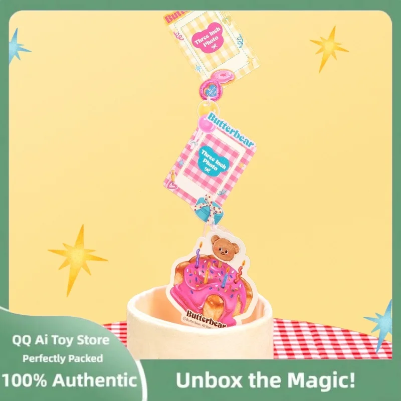 新品本物のバターベアぬいぐるみギフトセット - 柔らかく心温まるテディキーホルダー、子供や友達へのかわいい誕生日プレゼント、クリスマスプレゼント