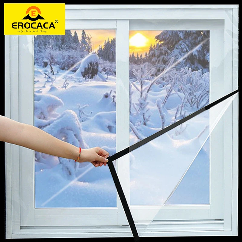 Window Heat Insulation film Warm film in winter Self-Adhesive mucosa protective Energy transparent Soft glass film For window