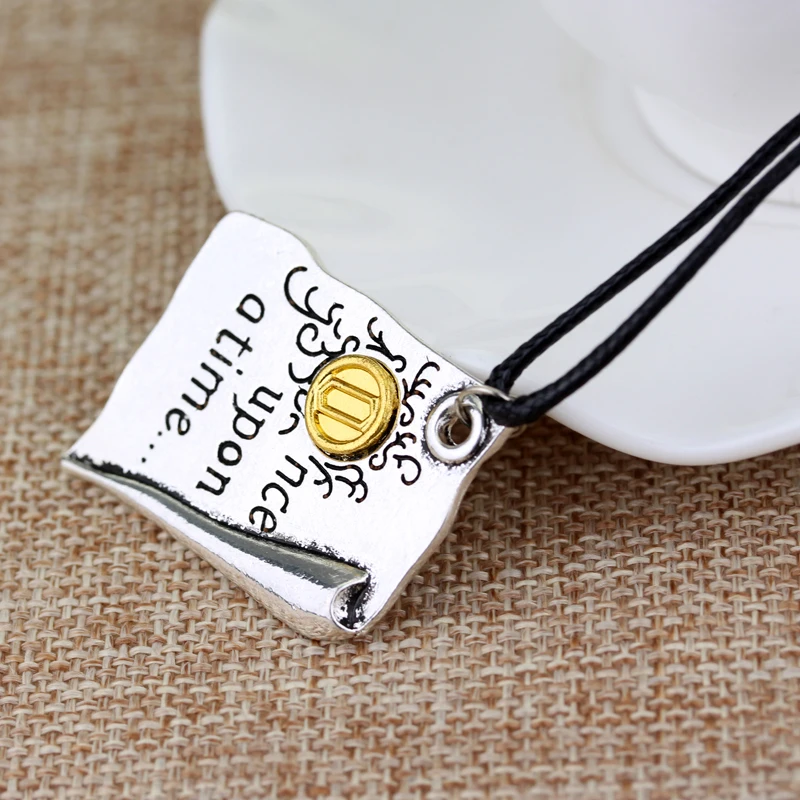 حكاية خرافية الدراما ذات مرة سنو وايت والأمير الساحرة قلادة إيما سوان تميمة المعلقات قلادة العمر العتيقة #2