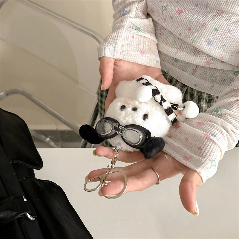 Warm Winter Plush Dog Earphone Case Suitable for AirPods 1 2 3 4 Pro Pro2 Pro3