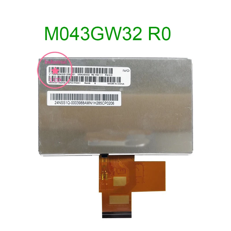 

ЖК-дисплей M043GW32 R0 Оригинальный 4,3-дюймовый экран 480×272