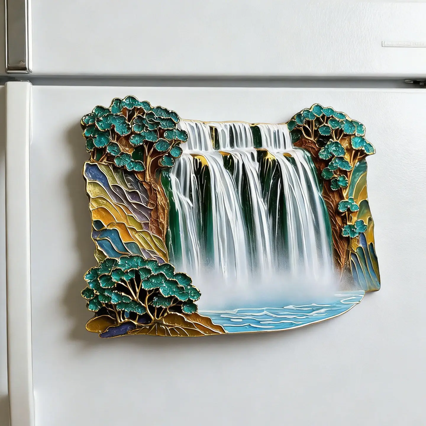 Guizhou Huangguoshu Waterfall Resin Magnetic Refrigerator Patch