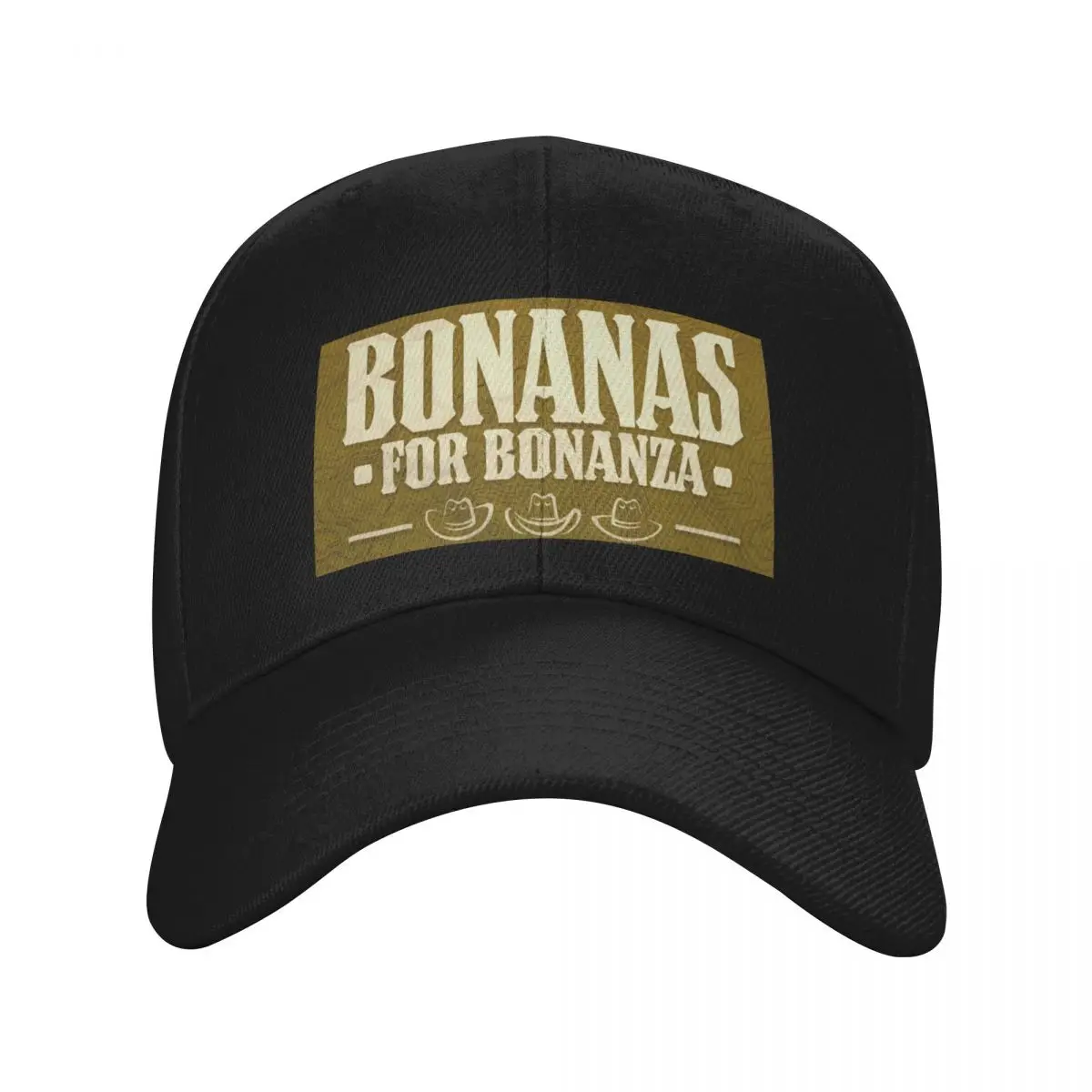 

Bonanas For Bonanza logo Baseball Cap Brand Man cap Hip Hop Sports Cap Custom Woman Hats Men's