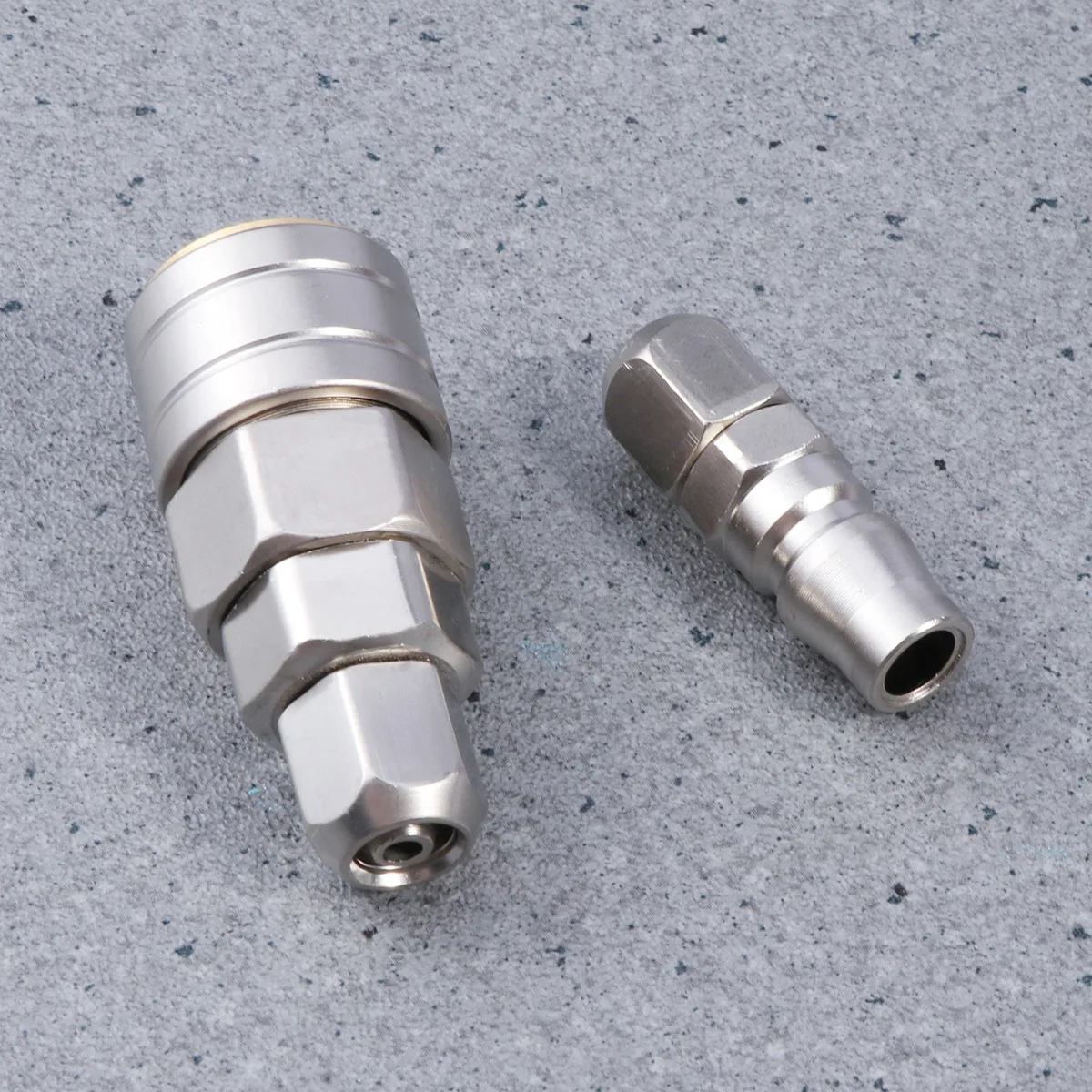 

Air Compressor Connect Coupler Solid Brass Hose Connector Silver Solid Brass Quick Coupler Kit High Performance Easy Install