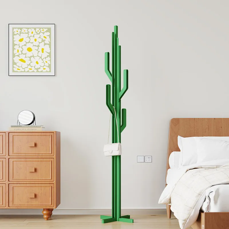 

Wooden Hanger Coat Rack Organizer Modern Luxury Balcony Coat Rack Trolley Mobile Wardrobe Perchero Ropa De Pie Hallway Furniture