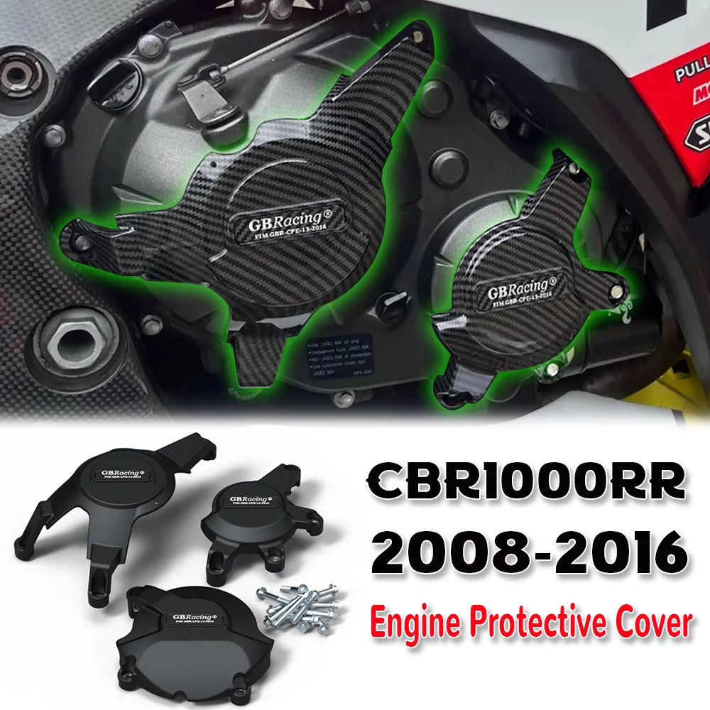 

FOR HONDA CBR1000RR CBR 1000 RR 2008-2016 Motorcycle Engine Cover Sets Bonnet Protector Engine Cover