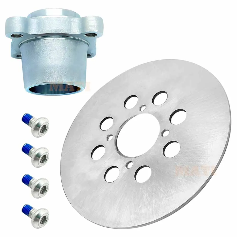 Rear Brake Rotor Disc & Hub Flange & Bolts for Yamaha Banshee 350 1988-2006 Blaster 200 2003-2006 2GU-25712-00-00 2XJ-25831-50-0