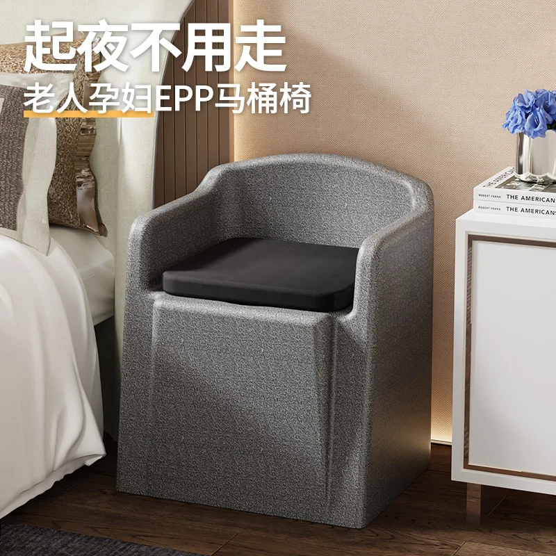 Squatting change toilet chair bathroom bath small sofa elderly pregnant women portable mobile toilet seat stool