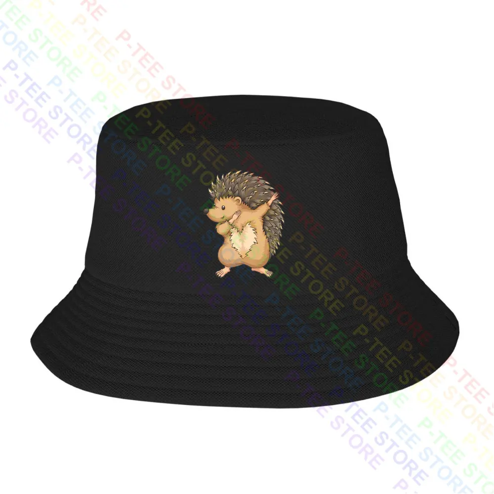 Hedgehog Dabbing Animal Baseball Cap Snapback Caps Knitted Bucket Hat