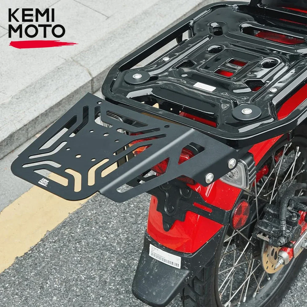 

For Honda CT125 Trail 125 Hunter Cub 2023 Rear Rack Carrier Luggage Motorcycle Center Stand Frames Placement Parts KEMiMOTO