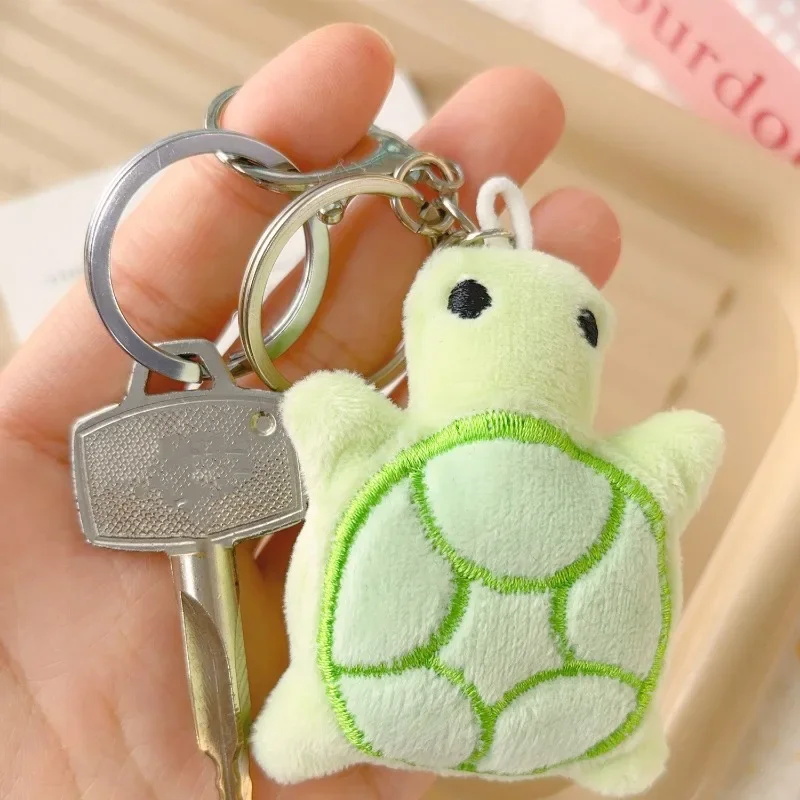 Turtle Plush Keychain, Cartoon Tortoise Bag Charm