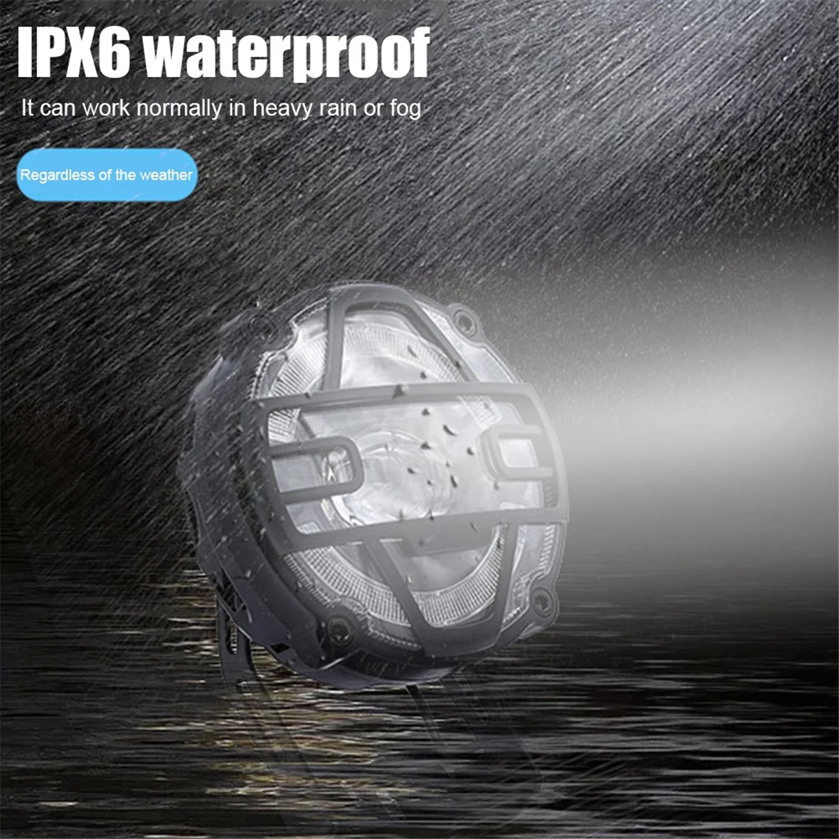 

BABP E-Bike Headlights 36V 48V Electric Bicycle Horn Light Waterproof Aluminium Alloy Head Light Night Riding Front Headlight