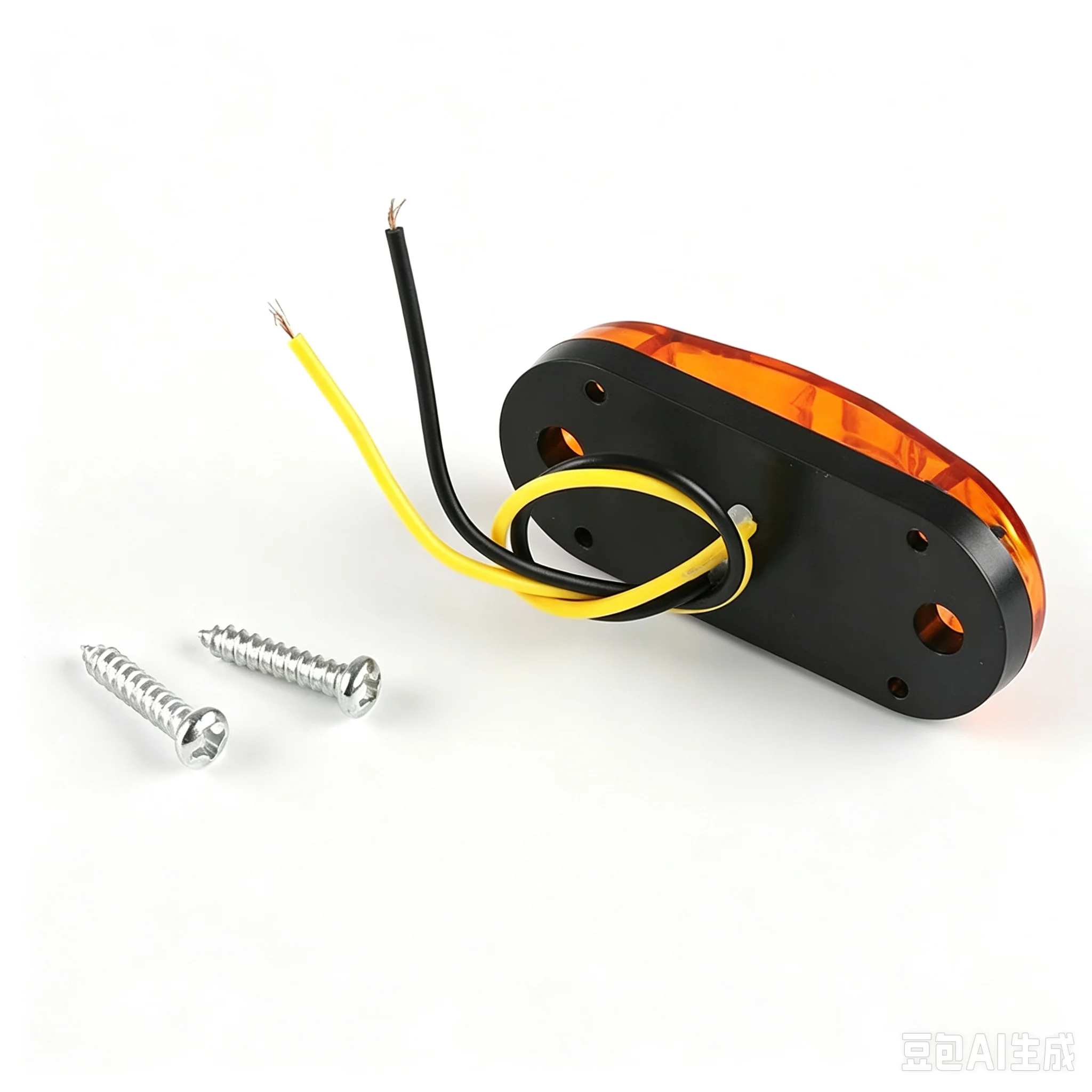 Truck Accessorie for Trailer BUS Van Caravan 12V-24V Side Marker Lights Oval Front Rear Clearance Indicator Lamp