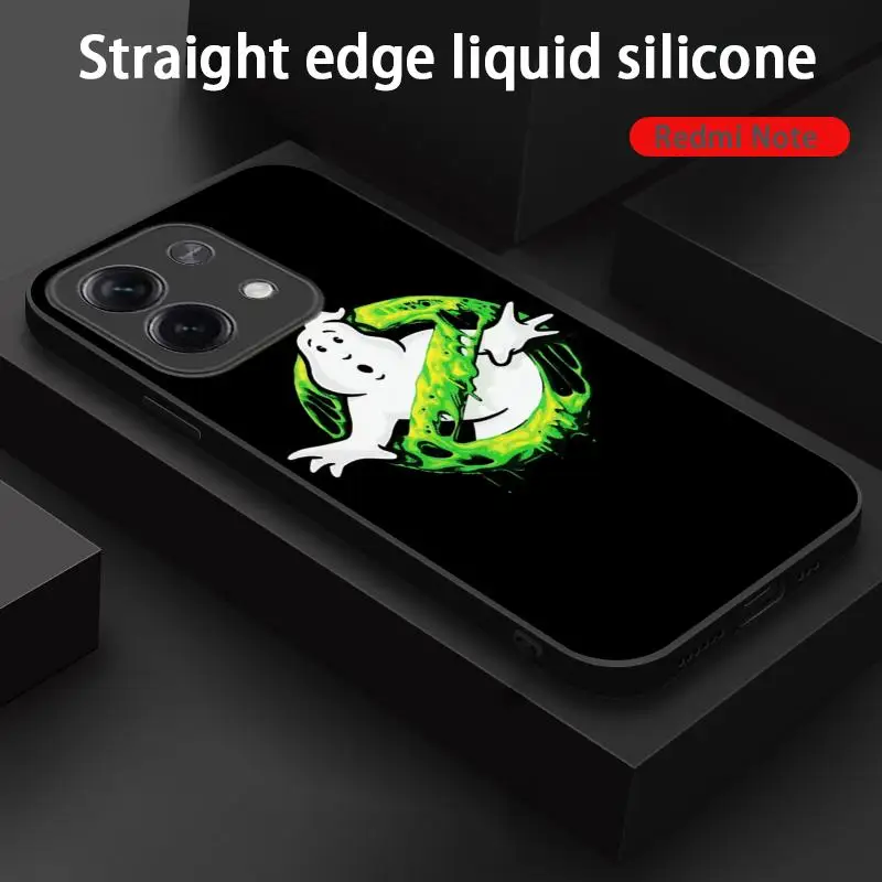 Extreme Ghostbusters design Phone Case For Xiaomi Redmi Note 13,12,11, 10 Pro Plus S,  5G, 12S, Soft Black Phone Cover