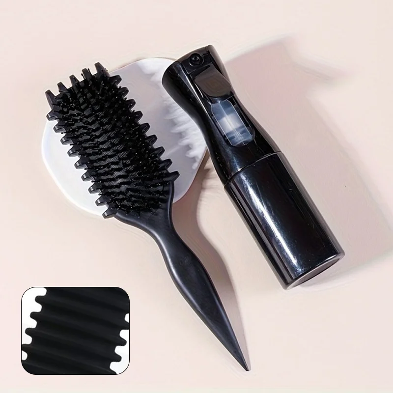 1/2 Stuks Haar Schoonheid Set Ontwarrende Snoep Borstel Met Continue Spuitfles Zacht Krullend Haarverzorging Borstel Kit salon Styling Tools