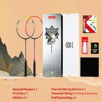 Kawasaki 5U Badminton Racket Professional Super Light Offensive Type High Graphite Badminton Racquet For Training  NeZha 35 3
