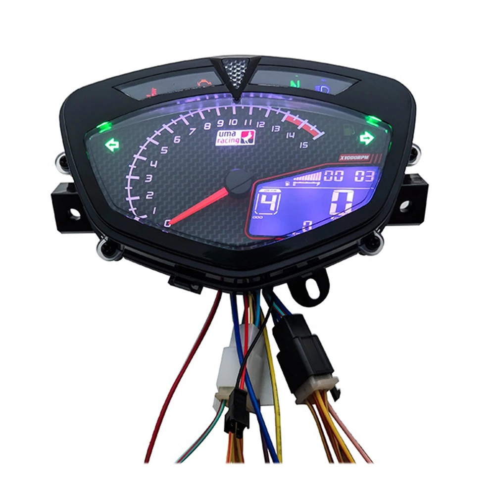 Digitale Meter Voor Yamaha Lc135 V1 Jupiter Mx Copy Uma Motorfiets Snelheidsmeter Lcd Rpm Toerenteller Meter