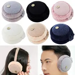 Fahion Winter Warm paraorecchie Soft Plush Ear Warmer per donna uomo paraorecchie Outdoor Cold Protection paraorecchie