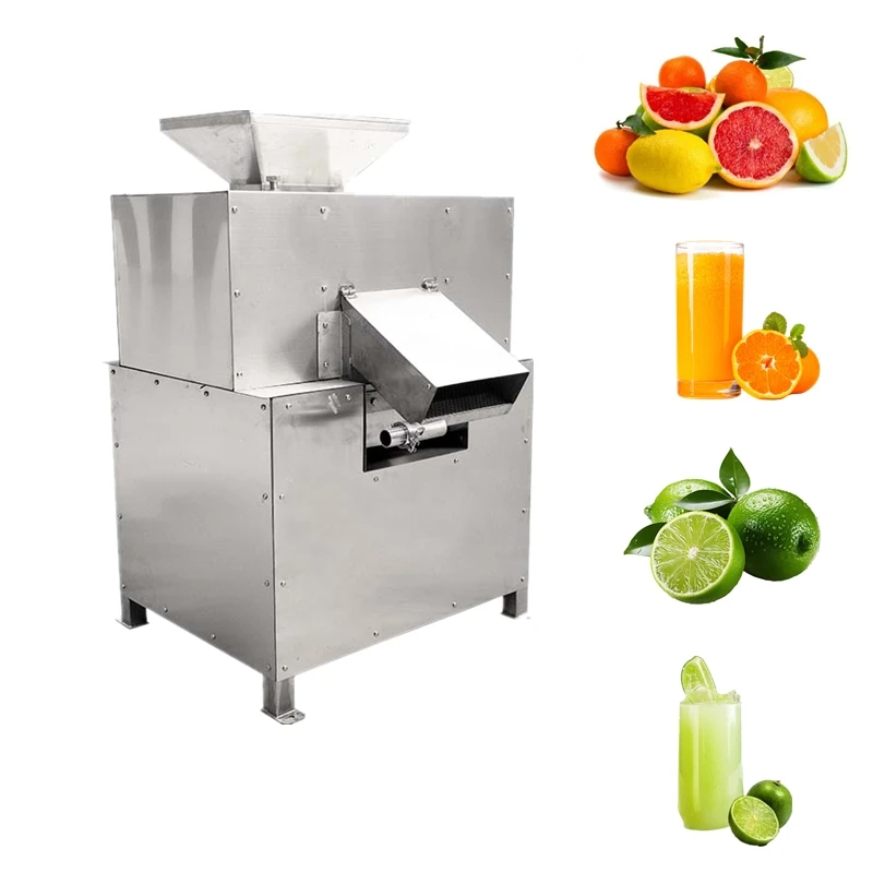 Commercial Automatic Double Roller Fresh Lemon Orange Juice Making Press Juicer