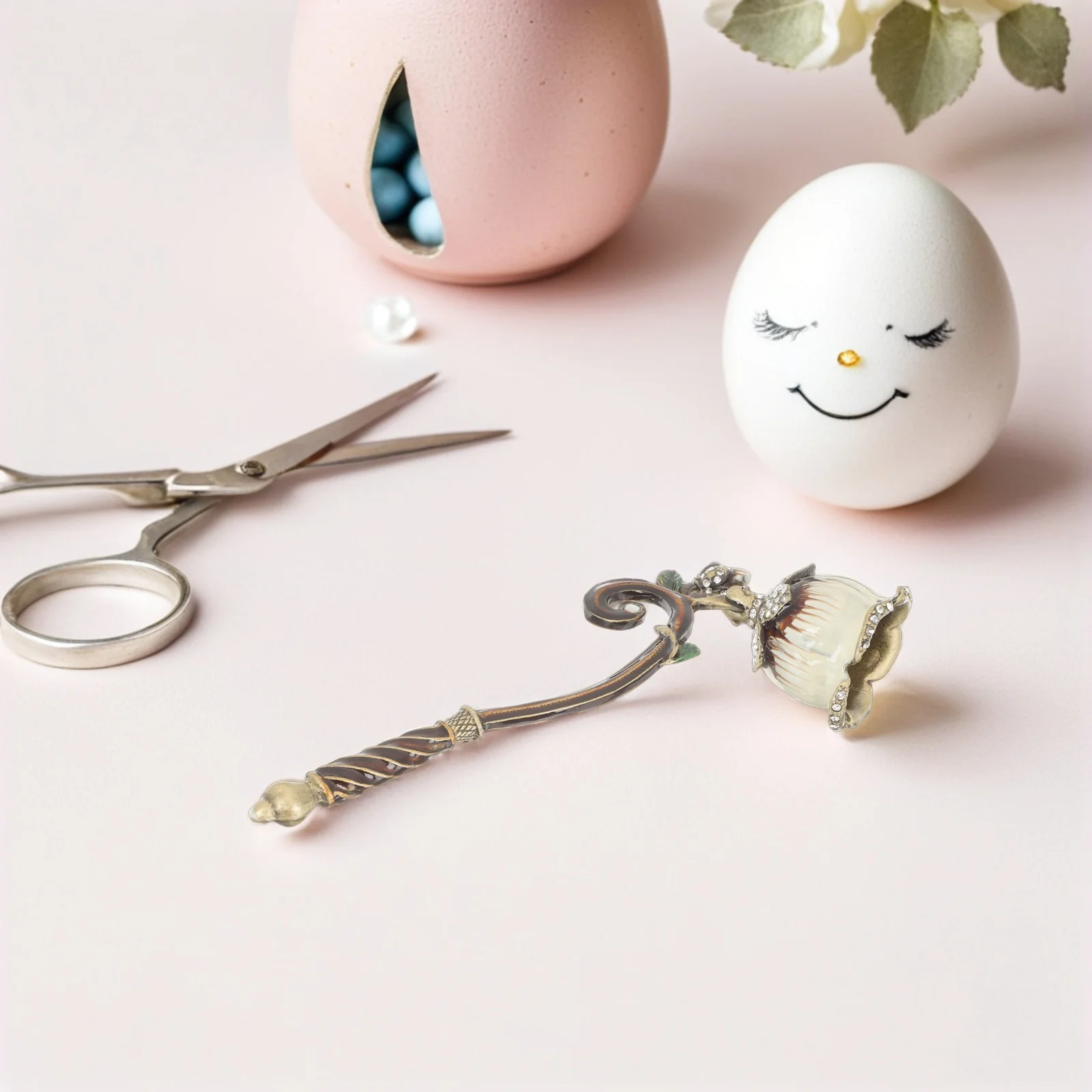 طفاية الفتيل المعدنية بمقبض طويل للشموع المعطرة أداة اللهب الملحقات المنزلية هدية ل #6