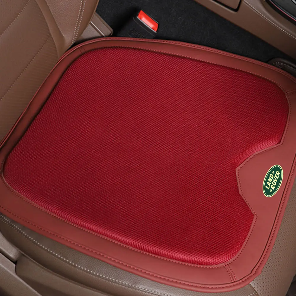 Car Front Seat Pad Leather Breathable Comfort Cushion For Land Rover Evoque Sport Range Rover OVERFINCH Freelander Discovery SVR