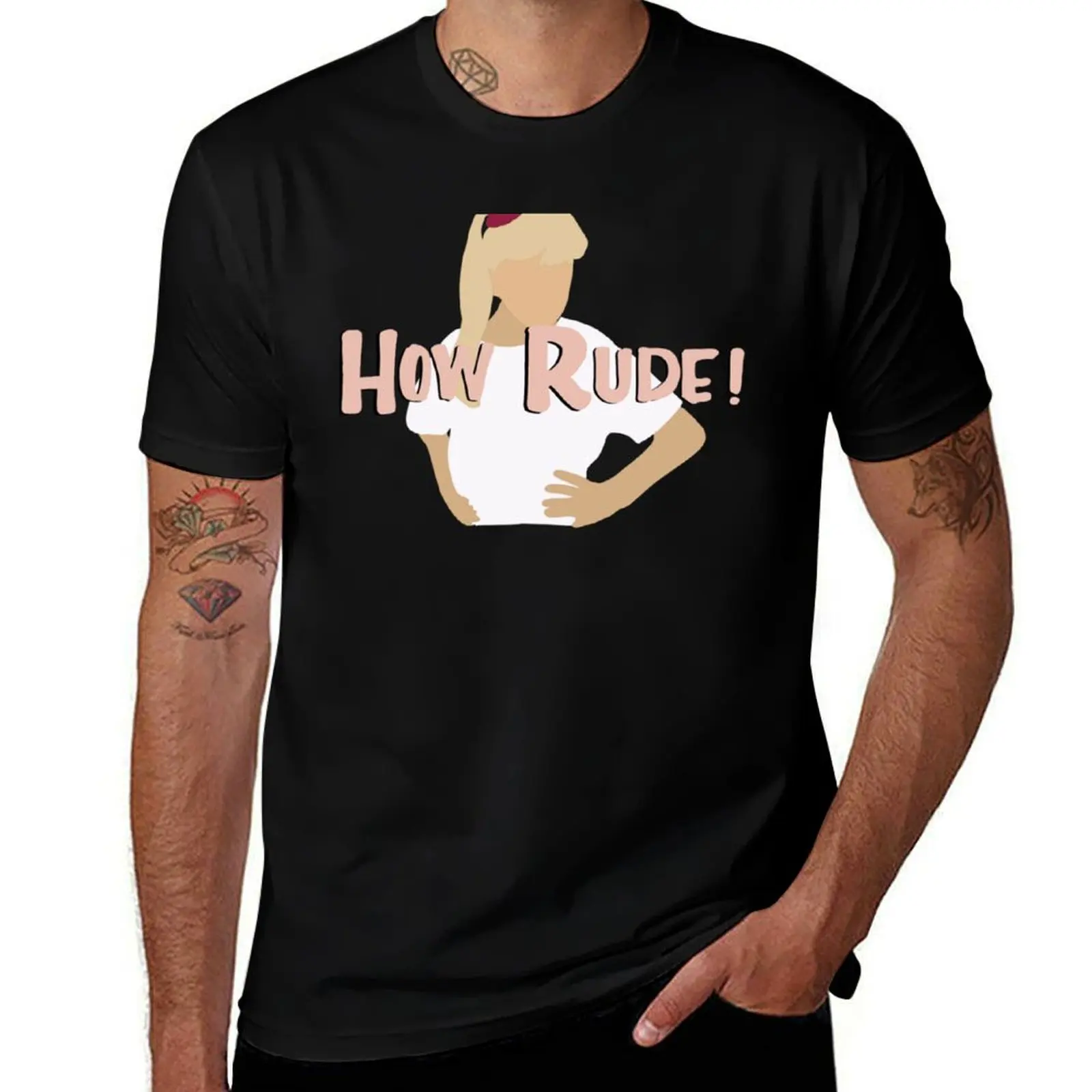 

Stephanie Tanner How Rude T-Shirt man t shirt luxury cotton t shirt pack man t shirts cotton T-shirt