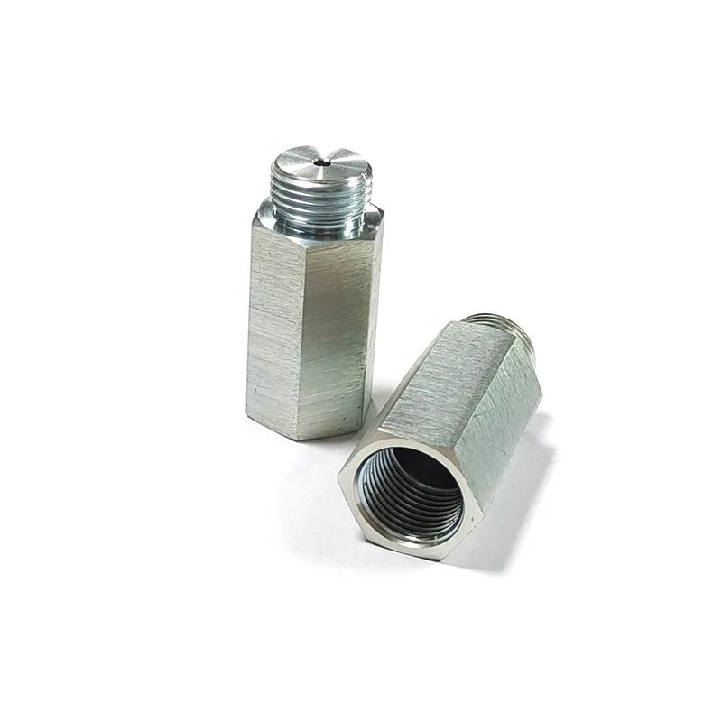 Automobile refitting oxygen sensor adapter connector extension refitting connector M18 * 1.5 galvanized sensor connector