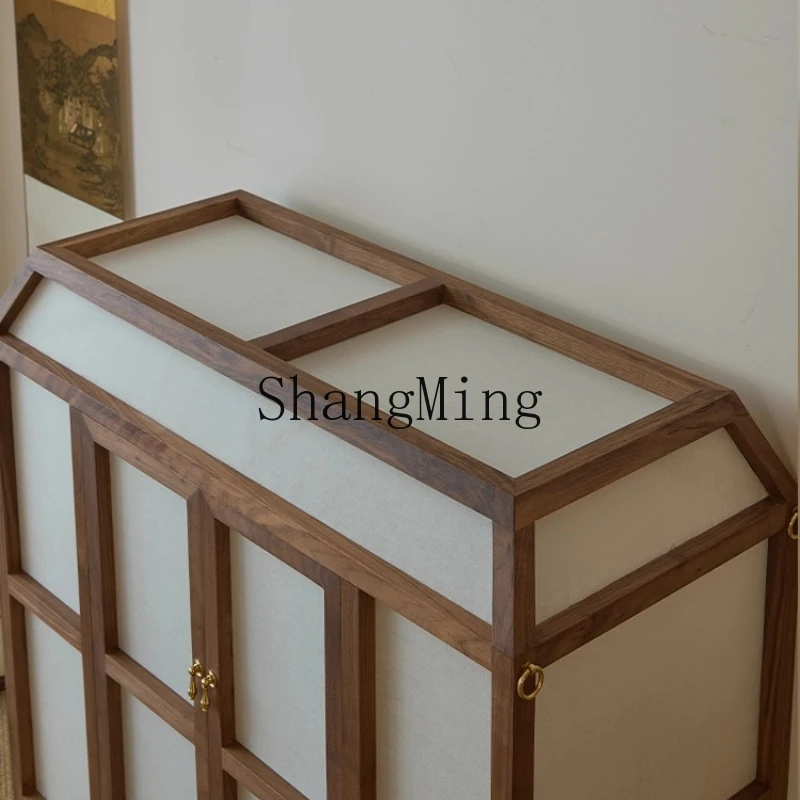 LXY Chinese Zen storage tea side storage locker Duobao Pavilion Bogu rack