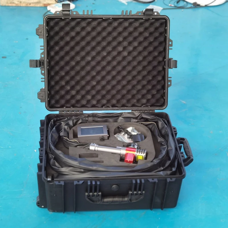 JPT Mopaファイバーレーザー洗浄機、スーツケースタイプパルス、100w