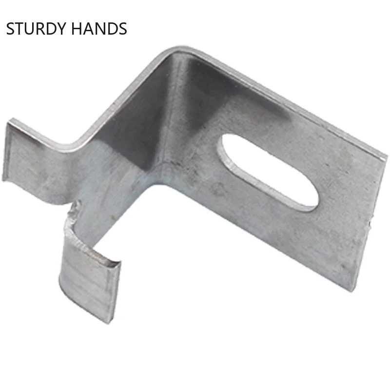 Imagem -06 - Stainless Steel Tile Dry Hook Double Bend Pendant Marble Curtain Wall Hanging Fixed Hardware Fastener Hook Hanging Piece 50 Pcs