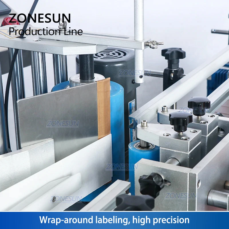 Zonesun ZS-FAL180P6瓶蜂蜜手消毒剤液体自動水ボトル充填キャッピングとラベリングマシンジュースミルク