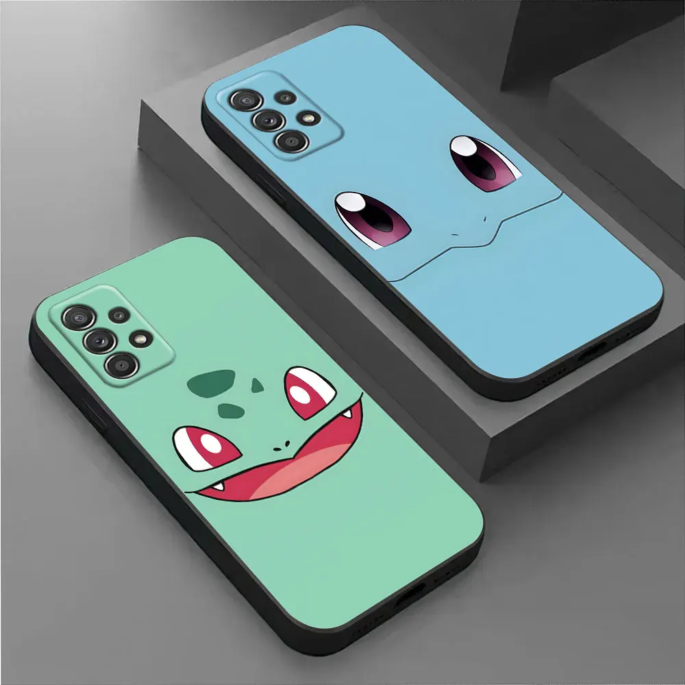 

Bulbasaur Pokemons Squirtle Phone Cover Galaxy A56 5G Case For Samsung A55 A36 A26 A35 A34 A53 A54 A52 A71 A73 A72 A32 A33 Cases