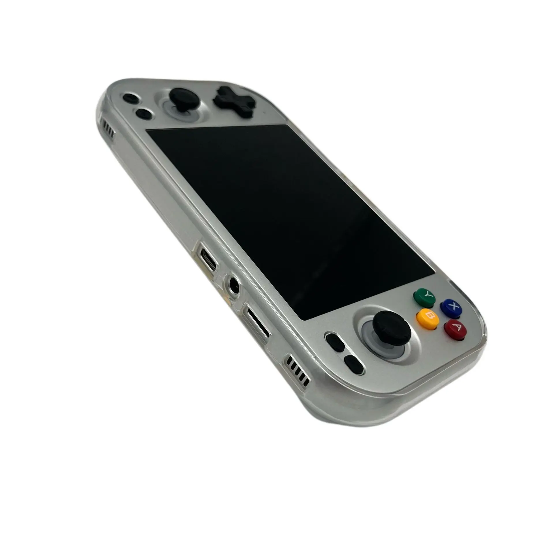 Cover trasparente anti-caduta in TPU per console di gioco Anbernic RG477M, custodia protettiva anti-caduta con raffreddamento