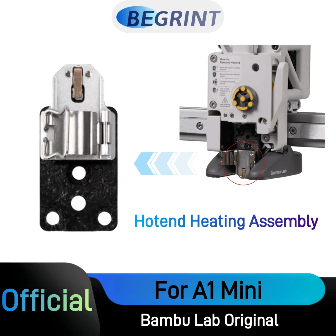 

3D-принтер Bambu Lab A1 mini Hotend с нагревом в сборе, оригинальные аксессуары для 3D-принтера