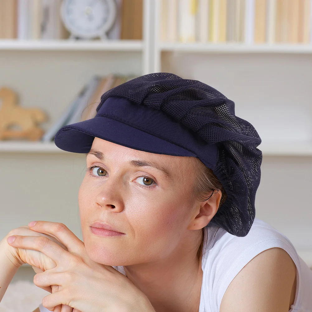 2 Stück Unisex-Kochmützen, atmungsaktive Netzkappen für die Küche, Kochservice, Bäcker, Kellner, professionelle saubere Arbeitskappe