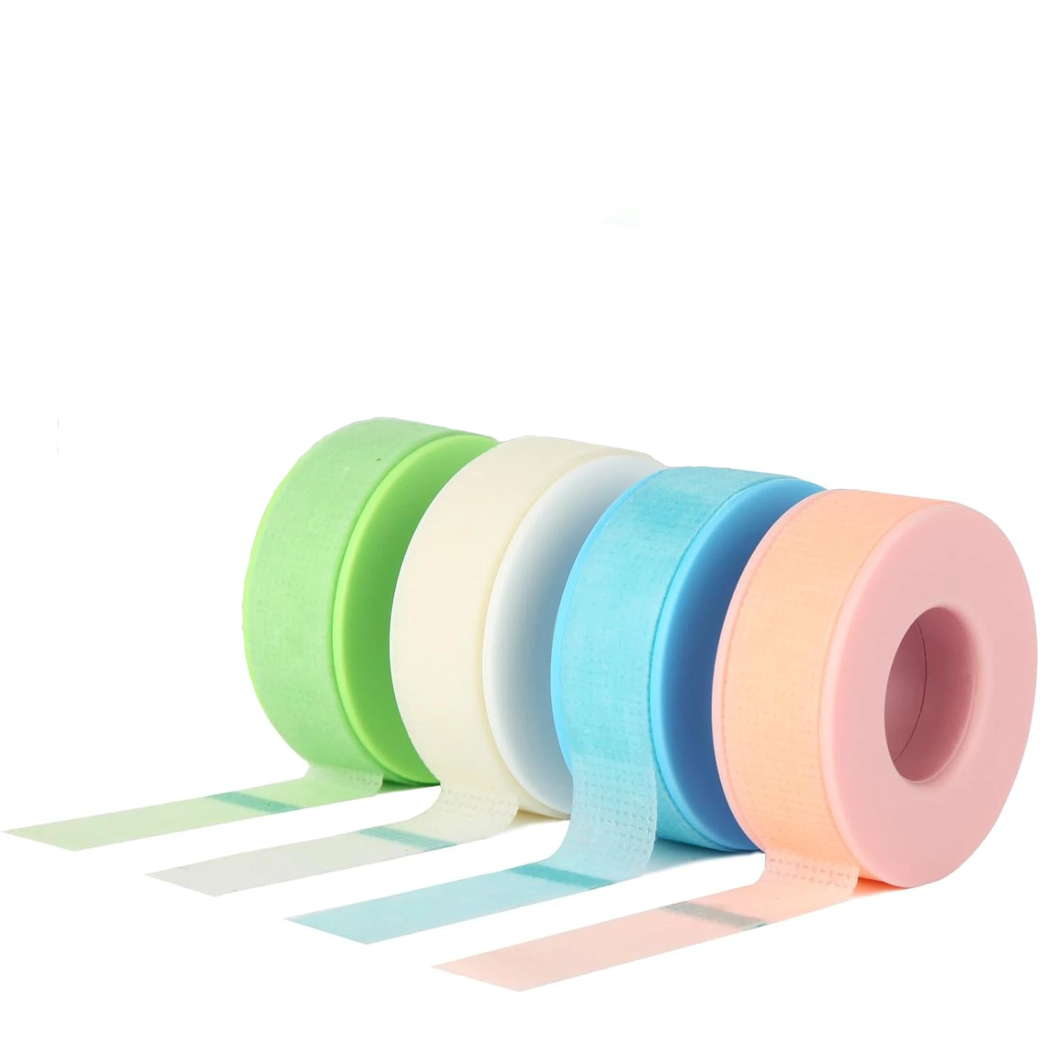 Nastro in gel di silicone per estensioni delle ciglia Pelle sensibile Multiuso Non tessuto traspirante sotto le cerotti per gli occhi Rimozione indolore