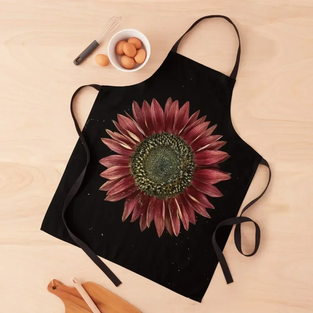 

Helianthus Apron Waterproof Kitchen For Women Waiter Uniforms Apron