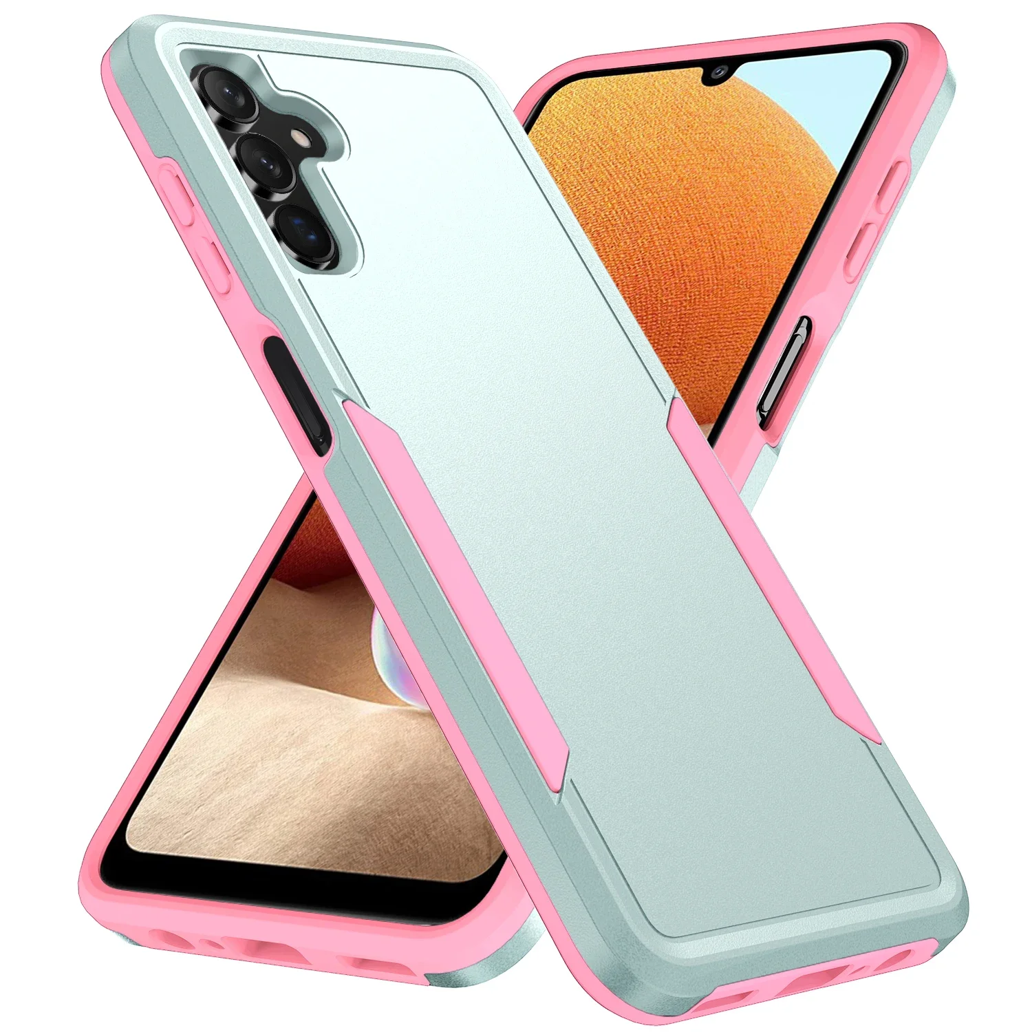 Hard Strong Fashion Armor Case for Samsung Galaxy A56 A36 A16 5G A54 A14 A55 A35 A53 A15 S24 S23 S25 Ultra S22 Plus S21 FE
