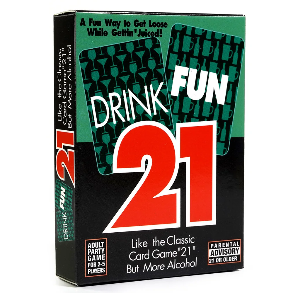 All English Drink fun 21 board games 2-8 friends Party games for Adults couples SEX fun Drunk in love card games