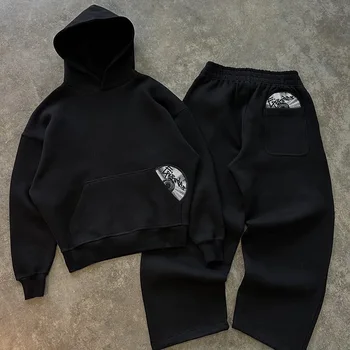 2025 à la mode haute rue rétro décontracté Streetwear hommes...