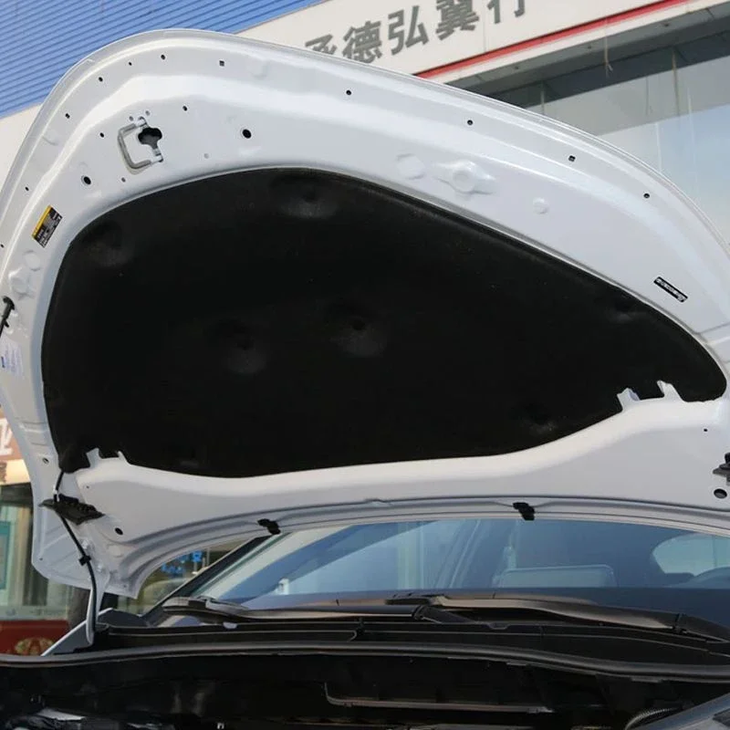 

Звуковые коврики на капоте двигателя автомобиля для Toyota CHR C HR AX10 AX50 2018 ~ 2022 г., передние теплоизоляционные хлопковые чехлы, огнестойкие автомобильные аксессуары