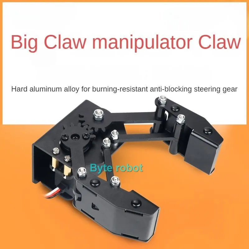 Metalowy chwytak/szczypce do ramienia robota mechanicznego z otworem 86mm, serwomechanizm, do Arduino, zestaw DIY dla UNO/ESP32, programowalny chwytak.